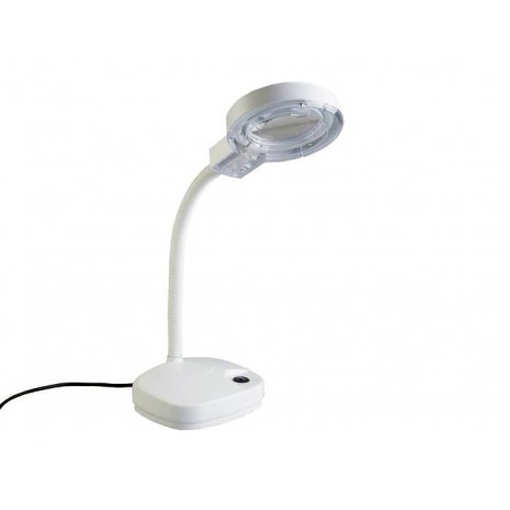 Лупа-лампа Veber 3x, 90 мм, белая (8611)